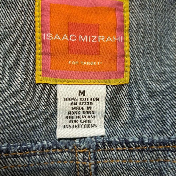 Isaac Mizrahi Womens Blue Denim Button up Jacket Size Medium - Picture 7 of 7
